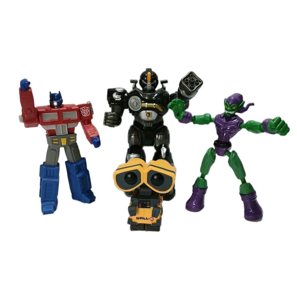 Super Hero Action Figures, Lot of 4; See Descriptions for Details. GUC